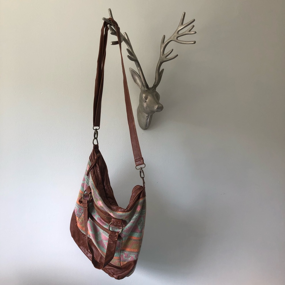 Bohemian crossbody bag / hobo bag